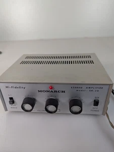 Amplificador de tubo vintage Monarch SA-10 mini estéreo de 5 vatios de la década de 1960 - Imagen 1 de 16