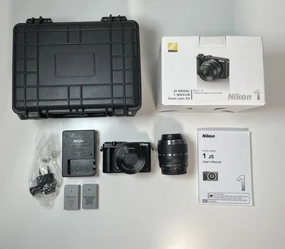 Kit de doble lente Nikon 1 J5 negro 10-30 mm y 30-110 mm y estuche rígido  Foto 1 de 4