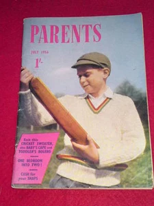 PARENTS - KNIT CRICKET SWEATER - July 1956 Vol 11 # 7 - Picture 1 of 1