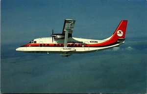 Vintage Airplane Aviation Postcard Simmons Short 360 N360MQ - Picture 1 of 3