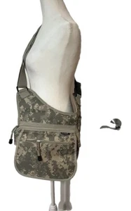 Messenger Bag Crossbody EVEREST  Shoulder Pack Camouflage Adjustable Strap Camp - Picture 1 of 12