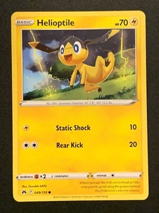 Helioptile | 049/159 |  Common | SWSH: Crown Zenith | Pokemon TCG - Picture 1 of 3