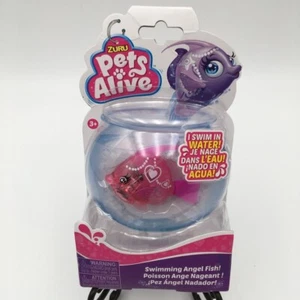 Zuru Pets Alive Swimming Angel Fish Angélica 2019 rosa - Imagen 1 de 6
