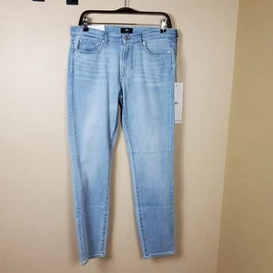 7 for All Mankind The Skinny Jeans In Light Wanona Size 31 - Picture 1 of 11