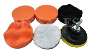 7 PC 3" x 5/8" Thread Q-Release Adapter Pad Cleaning/Polishing/Buffing Kit - Picture 1 of 1