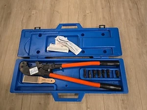 Thomas & Betts TBM6S Shure Stake Color-Keyed Manual Crimper Tool With Dies/Case - Picture 1 of 8