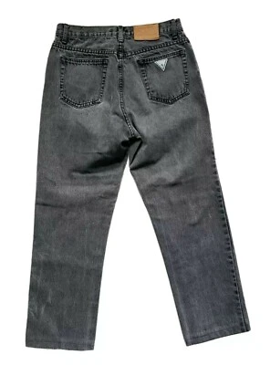 Vintage Guess U.S.A. Washed Black Straight Men's Jeans Size *29x27 - Image 1 of 4