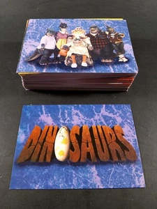 Vtg Dinosaurs TV Show Trading Cards Complete 50 Card Set Plus Trivia and Puzzle - Picture 1 of 4
