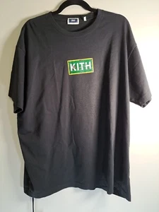Camiseta negra con logotipo de caja de billar KITH talla XL - Imagen 1 de 2