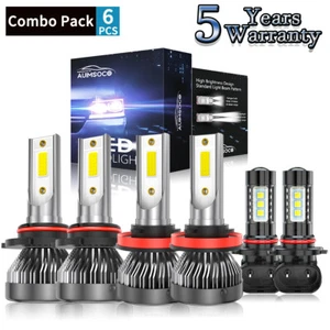 For Chevrolet Malibu Limited 2016 36000LM Super Bright LED Headlight Kit Bulbs - Picture 1 of 16