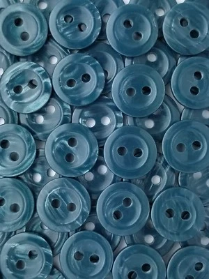 VARIEGATED BUTTON, SIZE 20L -1/2", SHINY FINISH, 1 DOZEN SET, FREE SHIPPING USA - Image 1 of 4