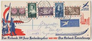 SOUTH AFRICA 1952 *VAN RIEBEECK TERCENTENARY* set of 5 official illustrated FDC