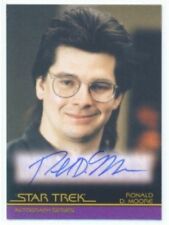 RONALD D MOORE "AUTOGRAPH CARD A53" STAR TREK MOVIES IN MOTION