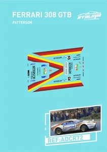 CALCAS FERRARI 308 GTD PATTERSON - Imagen 1 de 1