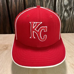 Kansas City Royals Red New Era Hat 59Fifty 7 1/4 Y2K Vintage 2000s Wool KC USA - Picture 1 of 13