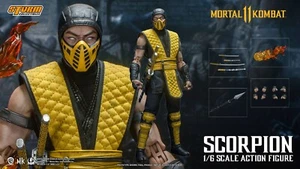 MORTAL KOMBAT 11 SCORPIONE CORRENTE DA COLLEZIONE 1/6 32 cm - Foto 1 di 11
