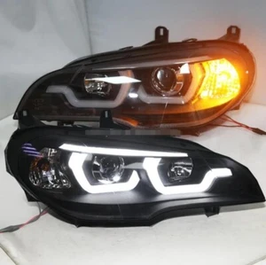 2007-2011 Year LED front lamps For BMW X5 E70 LED Headlights - Foto 1 di 11