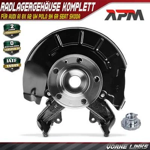 Radlagergehäuse Komplett Vorne Links für Audi A1 8X A2 VW Polo 9N 6R Seat Skoda - Bild 1 von 8