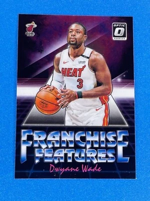 Dwayne Wade - Miami Heat - 2018-19 Donruss Optic - Franchise Features - #16 - Image 1 of 3