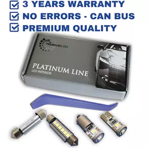 TOYOTA AVENSIS T25 LED INTERIOR KIT PREMIUM 11 White SMD Bulbs CANBUS Error Free - Picture 1 of 12