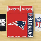 Nfl New England Patriots Quilt Duvet Cover Set Bedclothes Bed Linen Single Kids