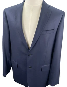 Blazer Ermenegildo Zegna Para Hombres 42 Azul Traveller Saks Fifth Ave Lana Italia ¡EXCELENTE ESTADO USADO! - Imagen 1 de 22