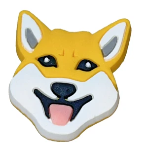 Croc Shoe Charm Dog Welsh Corgi Face Unbranded Bin15 - Bild 1 von 2
