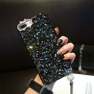 Luxury Bling Glitter Diamond Phone Case Sparkle Crystal Rhinestone Back Cover