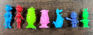 THE FLINTSTONES MINIATURES 7/7 FULL SET ! - PERU, YEAR 1972 - Picture 1 of 8
