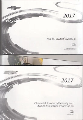 2017 Chevrolet Malibu Owner Manuale Istruzioni Guida Libro Con Pamphlets - Immagine 1 di 3