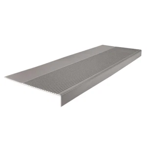 Light Duty Ribbed Design Slate 12-1/4 In. X 36 In. Rubber Square Nose Stair Trea - Picture 1 of 3