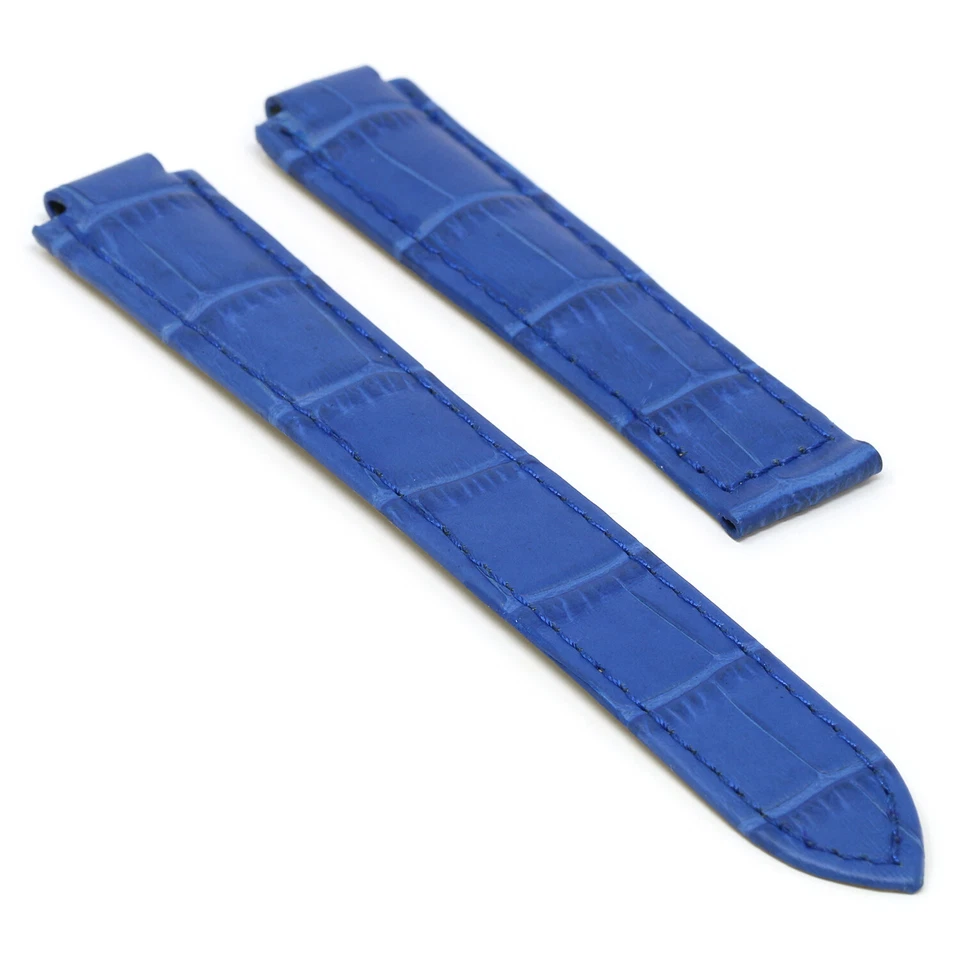 StrapsCo Croc Embossed Leather Watch Band Strap for Ballon Bleu - Image 1 of 2