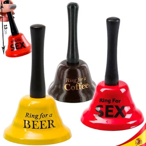 CAMPANA CAMPANILLA Ring for SEX Ring for BEER Ring for COFFEE CAFE CERVEZA SEXY - Imagen 1 de 16