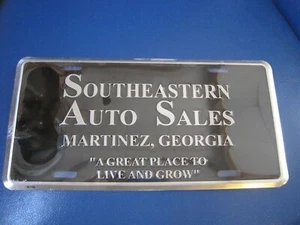 NOS Southeastern Auto Sales Metal Booster License Plate - Picture 1 of 2
