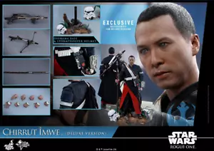 Nuevo Hot Toys MMS403 Rogue One A Star Wars Chirrut Îmwe Imwe Donnie Yen Deluxe - Imagen 1 de 2