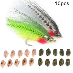 10pcs Fliegenbinden Fisch Skulpin Kopf Flieger DIY Materialien Jig Perlen Stream - Bild 1 von 17