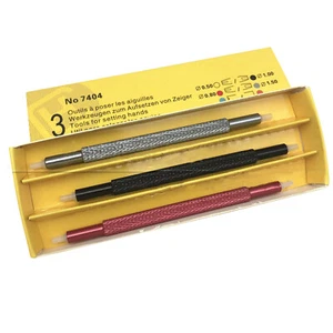 7404 Watch Hand Pressers Pusher Fitting Set Kit Watchmaker Repair Tools New j - Picture 1 of 7