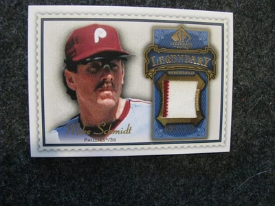 2009 SP Legendary Cuts - Mike Schmidt - Legendary Game Used Jersey #/100 #LM-MS2 - Image 1 of 2