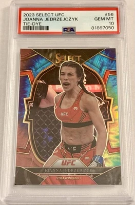2023 Select UFC Joanna Jedrzejczyk Concourse Tie Dye SSP /25 PSA 10 - Image 1 of 2