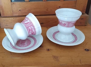 2x Rüdesheimer Kaffee Becher  mit Unterteller Villeroy und Boch Porzellan  - Bild 1 von 3