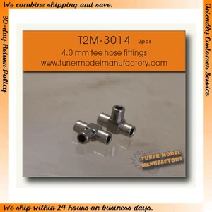 T2M (Tuner Model Manufactory) 4.0mm Hose Tee Fittings (2pcs) - Picture 1 of 1