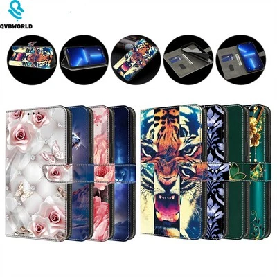 Painting Wallet Flip Stand Phone Case Cover for Xiaomi Redmi Note 14 13 12 11 10 - Image 1 of 4
