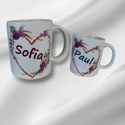 Personalised Name Mug-any Name,Add text custom,Gift for all occasions - Image 1 of 4