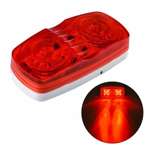 Waterproof Red 10LED Side Marker Lights for Truck Trailer RV Easy Installation - Picture 1 of 9