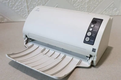 Fujitsu FI-7030 Office Color Duplex Scanner w/Accessories working 2020 Good JP - Image 1 of 4