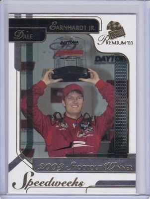 Dale Earnhardt Jr. 2003 Shootout Winner 2003 Press Pass Premium card 48 - Image 1 of 2