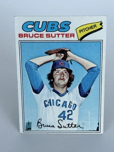 1977 Topps #144 Bruce Sutter Cubs HOF Closer Vintage Baseballkarte – Sehr guter Zustand/Ex - Bild 1 von 2