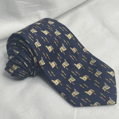 Padrão de terno Burberrys of London gravata gola de seda caneta-tinteiro cartão feito na Itália - Imagem 1 de 4