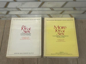 The Joy of Sex & More Joy of Sex Two Book Set  Alex Comfort 1972 1972 - Picture 1 of 5