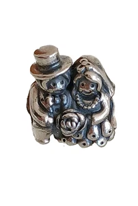 Neu Original Pandora Mr. & Mrs. Braut & Bräutigam Hochzeit Ehepaar Charm 791116 - Bild 1 von 4